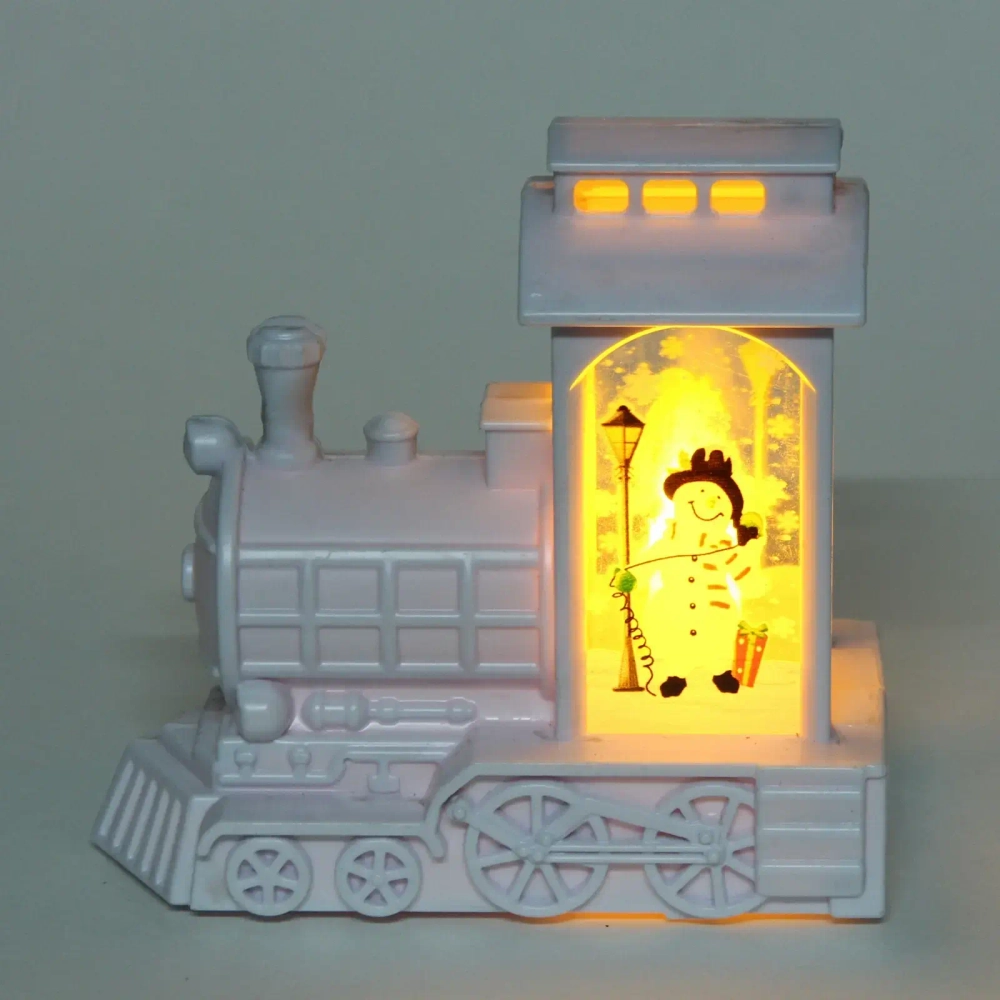 Сувенир с подсветкой «Волшебный экспресс» 12,5*11,5*5,5 см, Белый