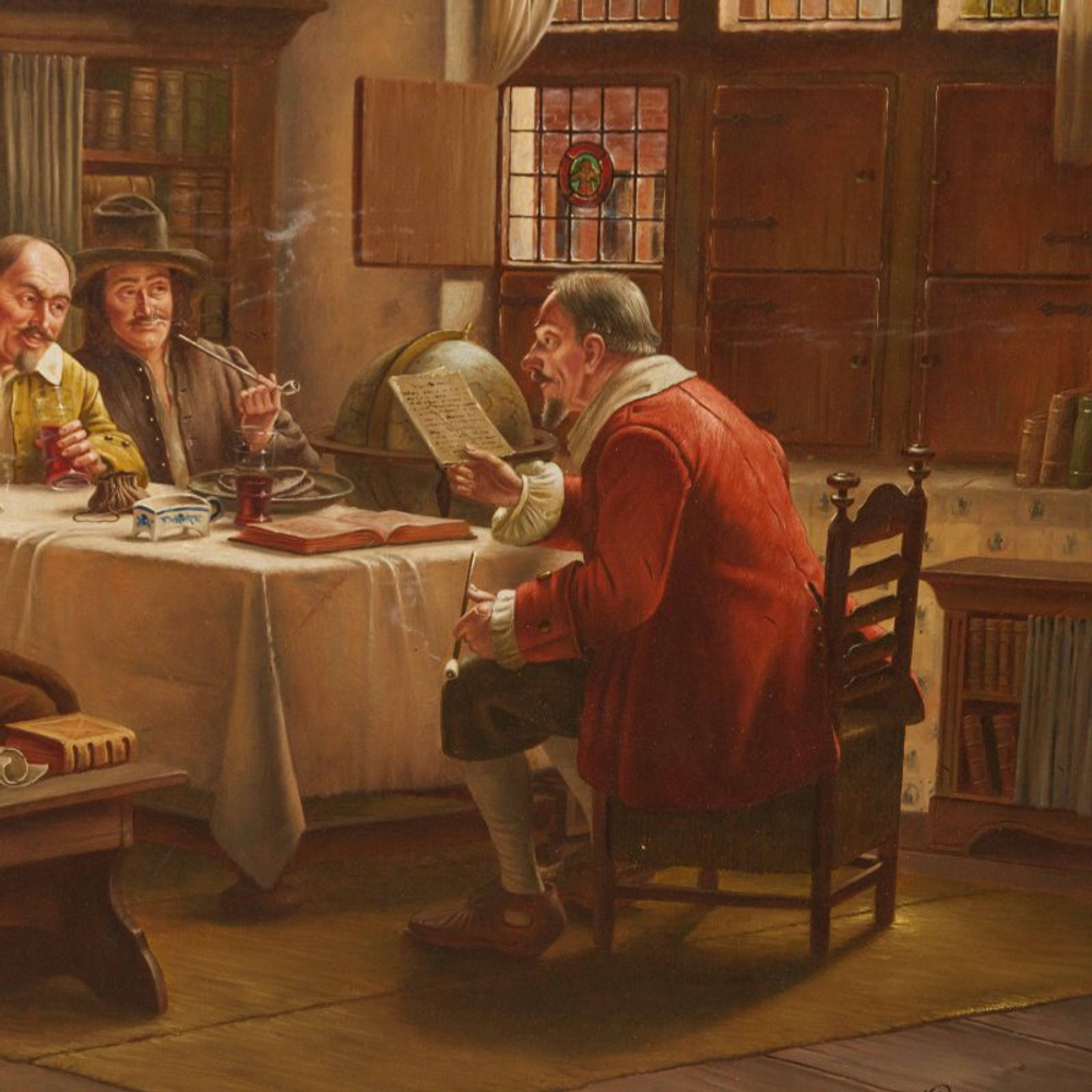 Картина «Подписание контракта»