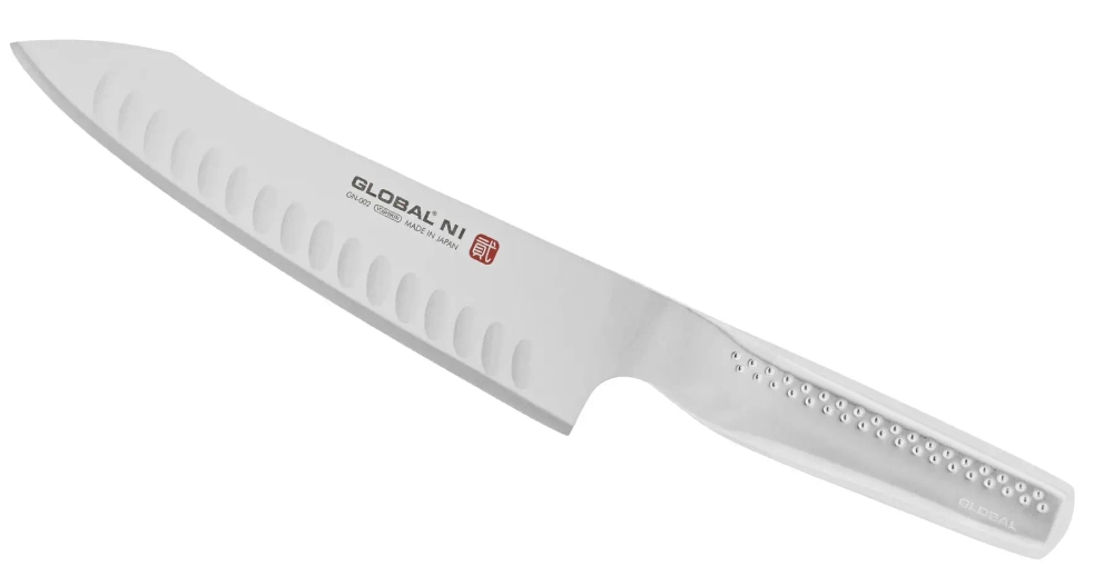 Global Нож поварской Global NI GN-002 20см, восточный - рифленый