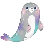 Шар Фольгированный Тюлень (Серый)
