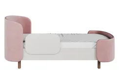 Кровать подростковая KIDI Soft размер М антивандальная ткань (розовый)