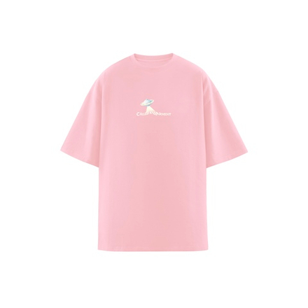Футболка Called a Garment Flying Saucer T-Shirt "Light Pink"
