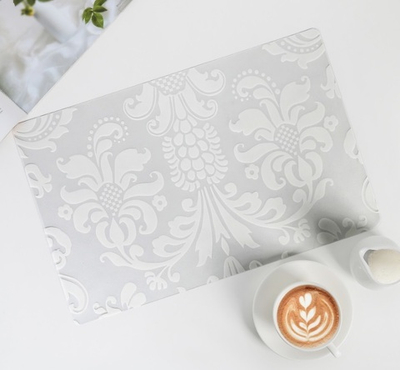 Салфетка кухонная Абстракция 45х30 см
 (белый)