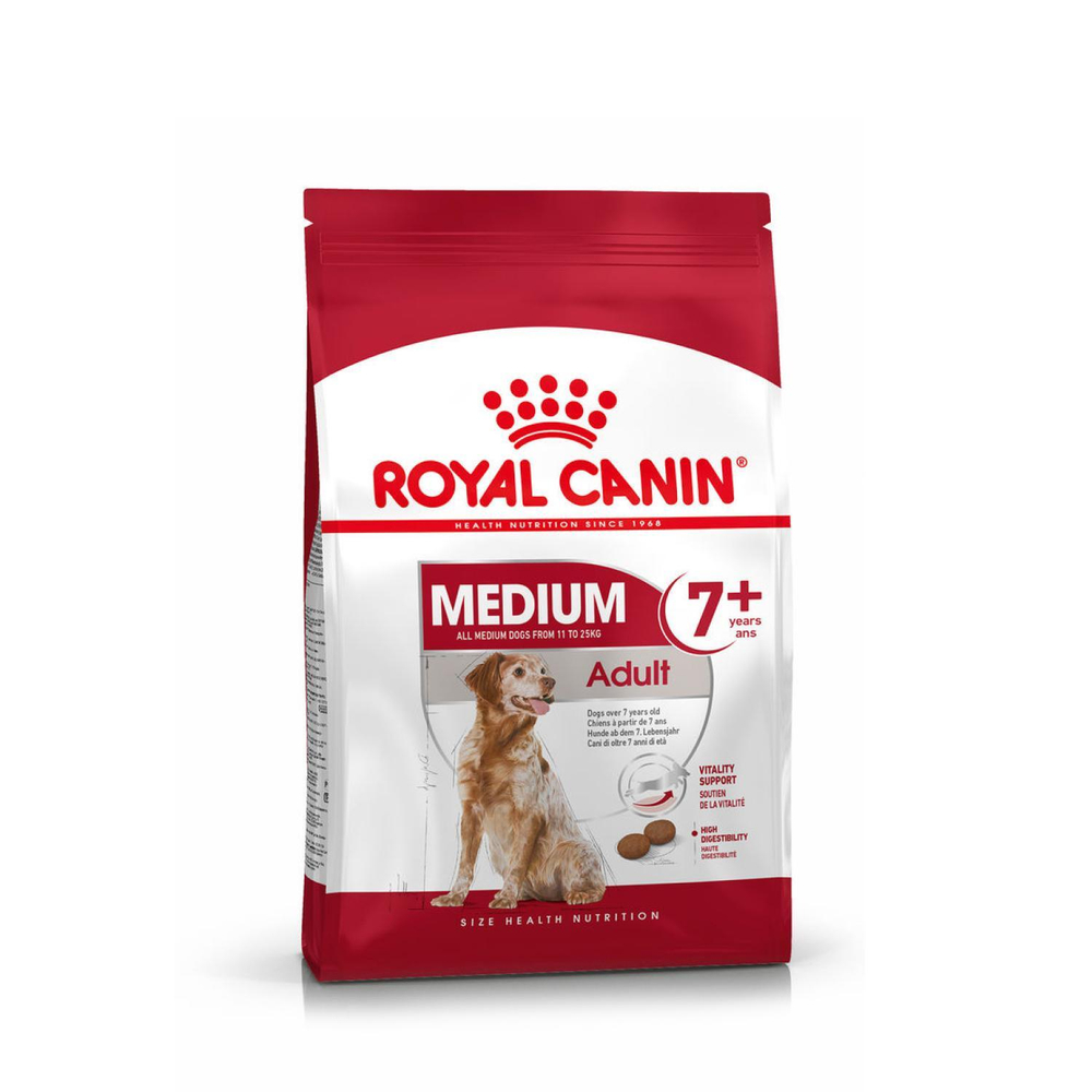 Royal Canin Medium Adult 7+ Корм сухой для взрослых собак средних размеров от 7 лет и старше 15 кг