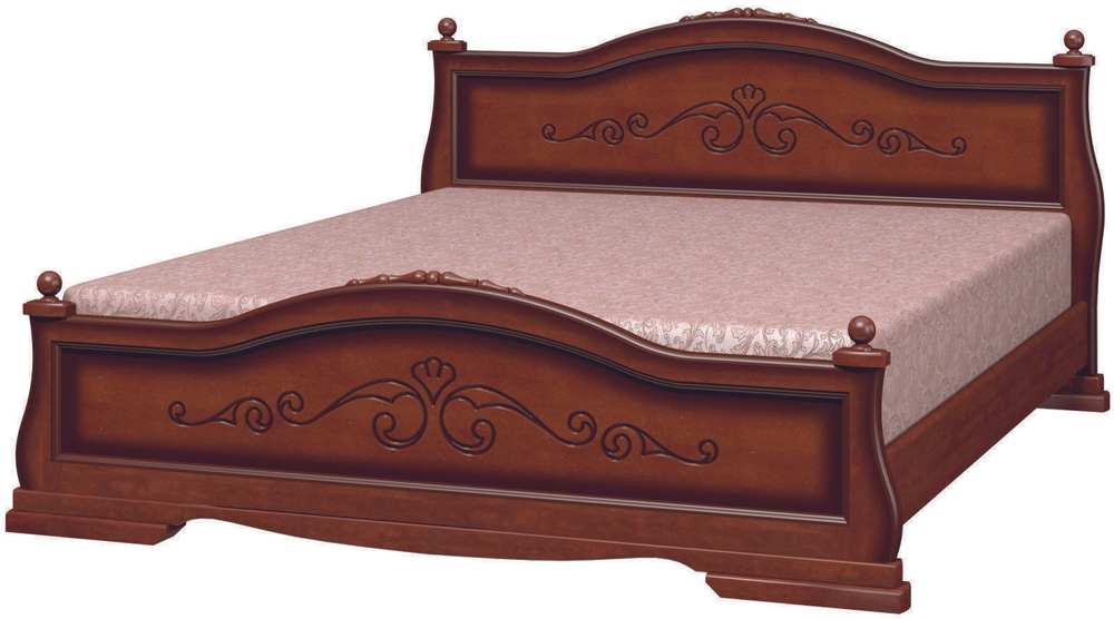 Кровать Карина 1 (массив сосны)