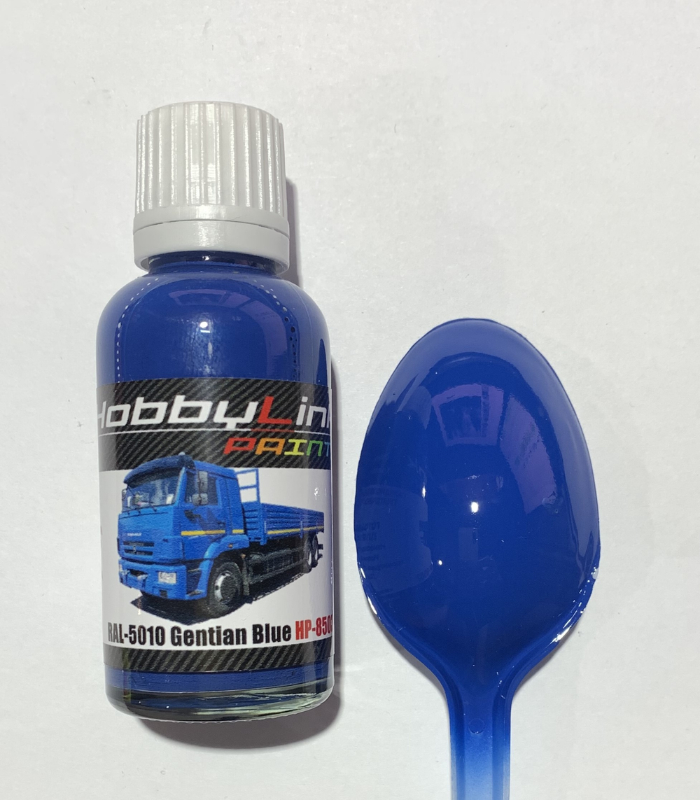 Краска лаковая HobbyLink RAL-5010 Gentian Blue HP-8503