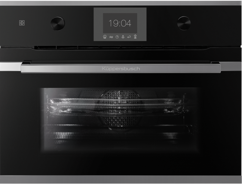 Компактный духовой шкаф с СВЧ Kuppersbusch CBM 6350.0 S5 Black Velvet