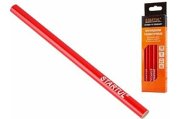 Карандаш STARTUL Standart разметочный 180 мм 12 шт ST4303-12