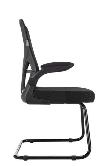 Кресло Бюрократ MC-109 черный TW-01 TW-11 сетка/ткань полозья металл черный