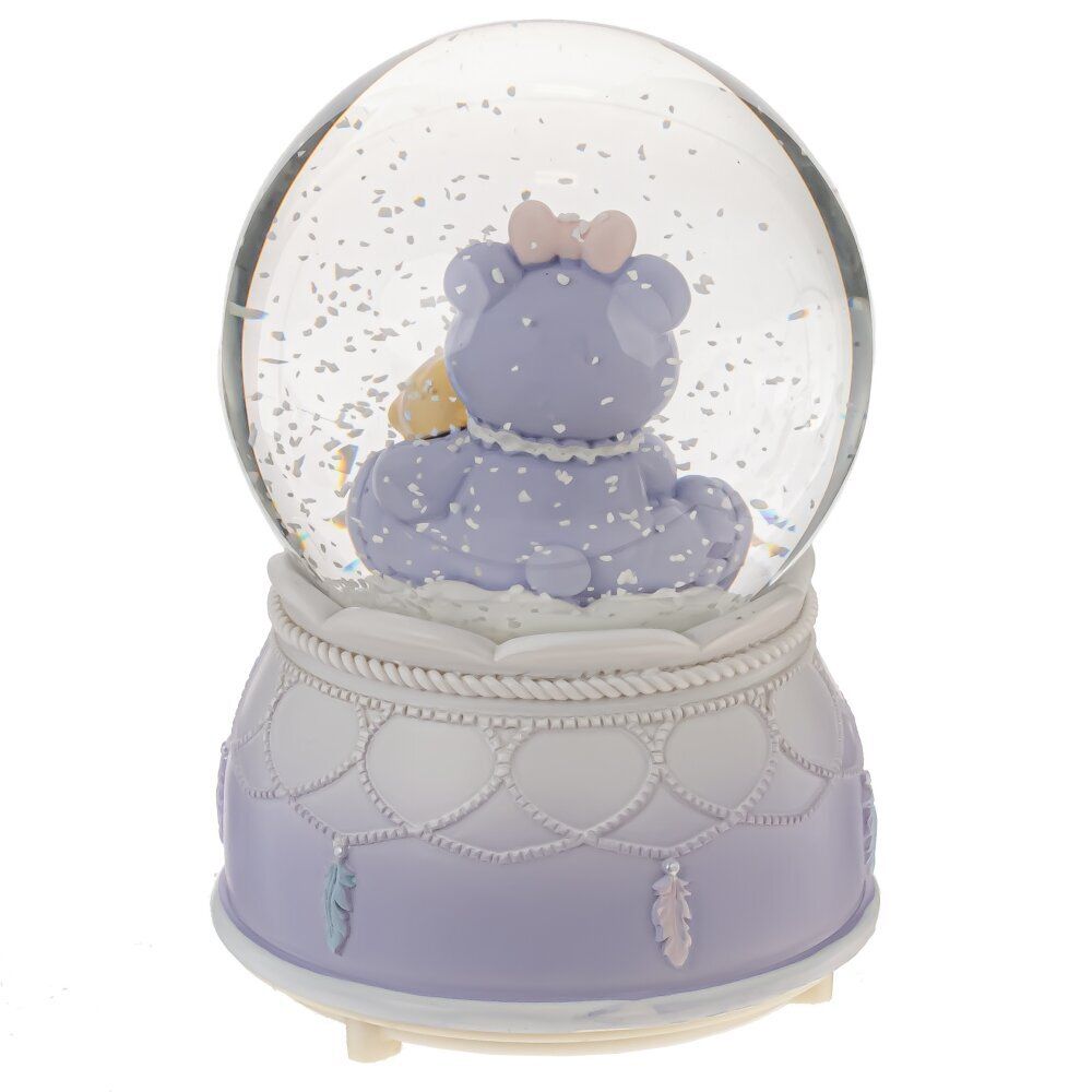 GAEM Фигурка декоративная "Медвежонок" в стекл шаре (муз, подсвет, 2xAAA н/п), D9 см, L9 W9 H12 см