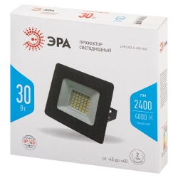 Прожектор светодиодный уличный ЭРА LPR-023-0-40K-030 30Вт 4000K IP65 гарантия 2 года