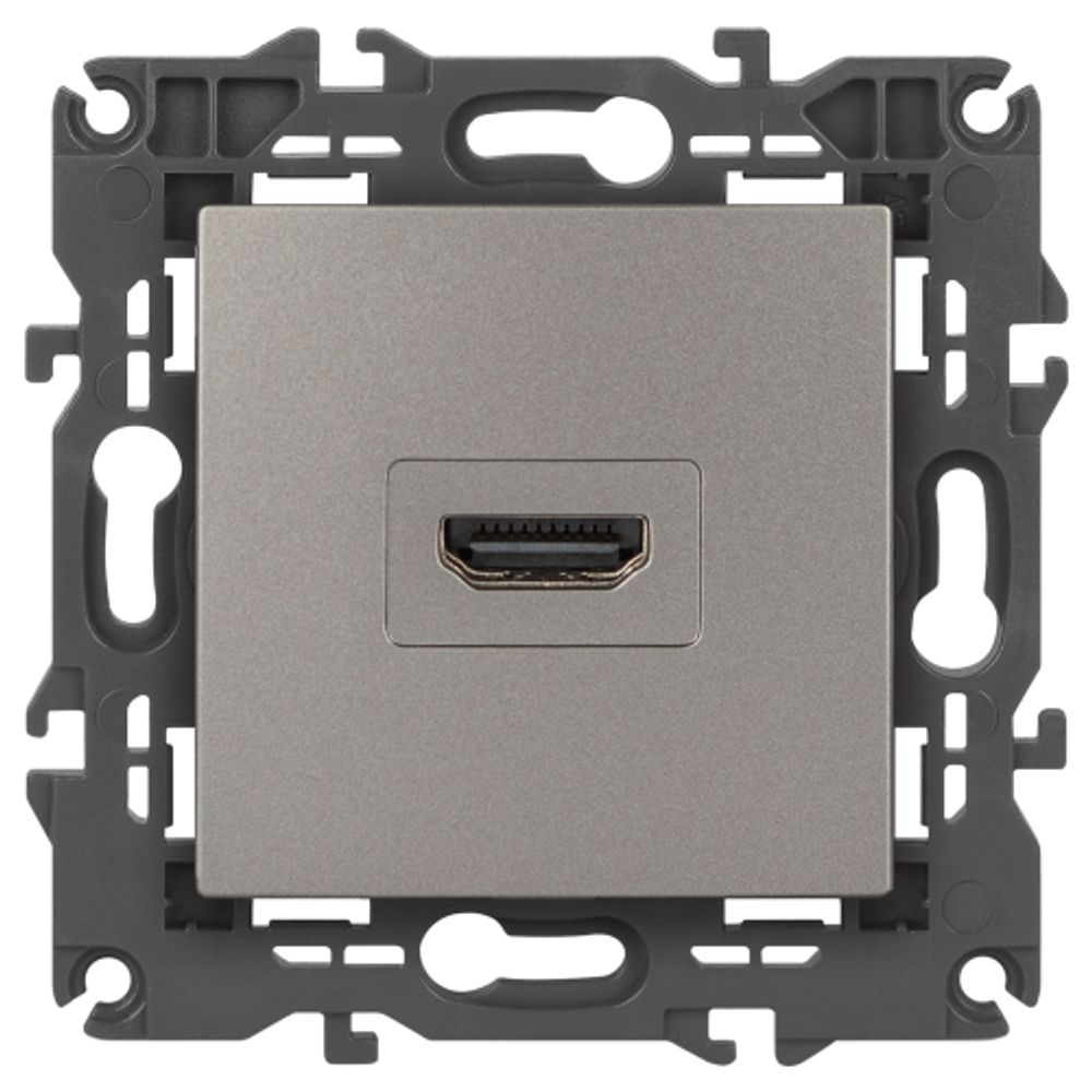 Розетка ЭРА Elegance 14-3114-16 HDMI, титан