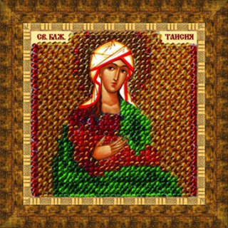 "Икона Св.Блж.Таисия Египетская"-230ПМИ вышивка