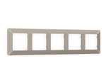 AF110365 Рамка ALFA Line (Серо-бежевый матовый) 5-ая