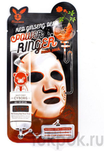 Тканевая маска для лица Elizavecca Red Ginseng Deep Power Ringer Mask Pack, 23 мл