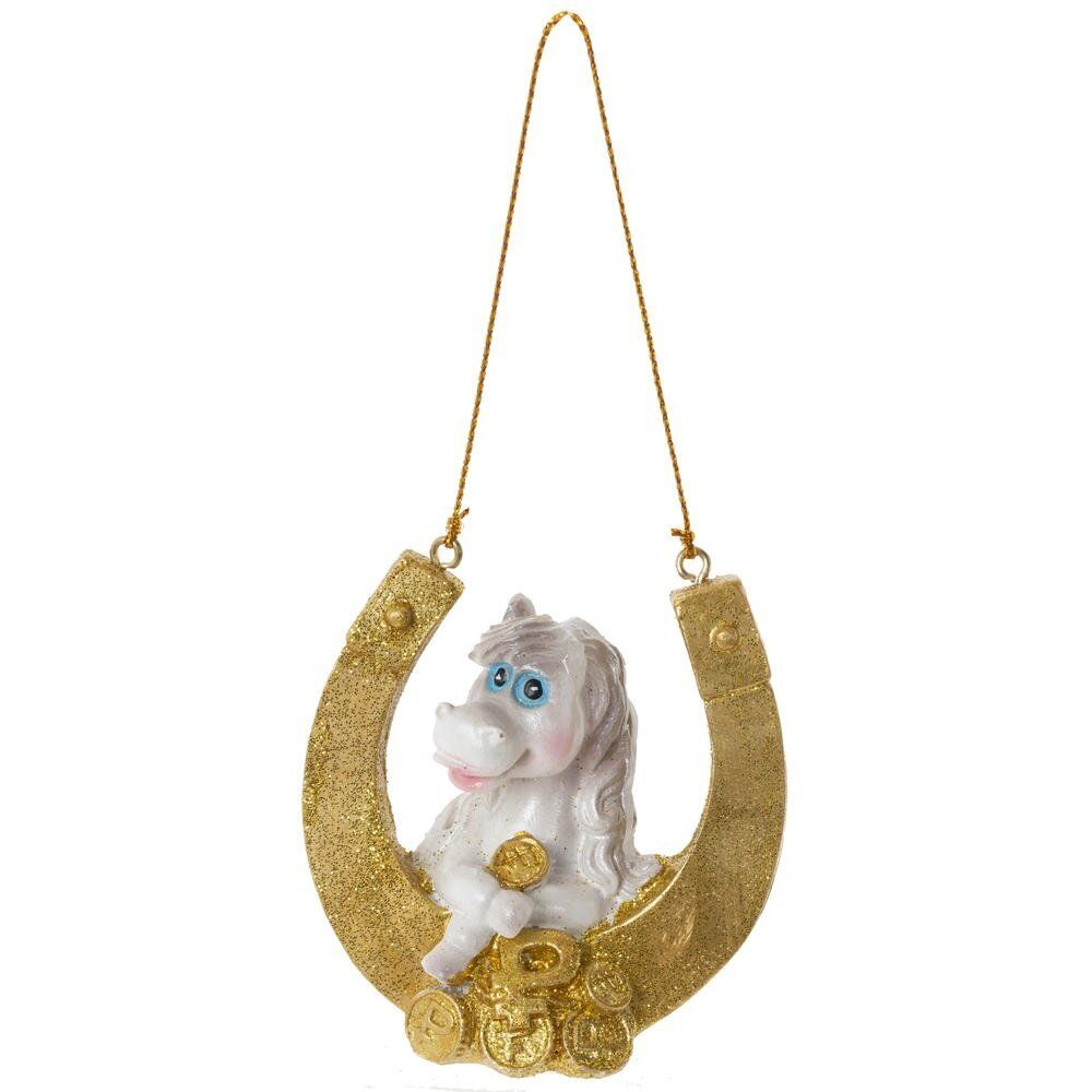 GAEM Фигурка декоративная подвесная "Лошадка", L6,5 W3,5 H6 см, 4в.