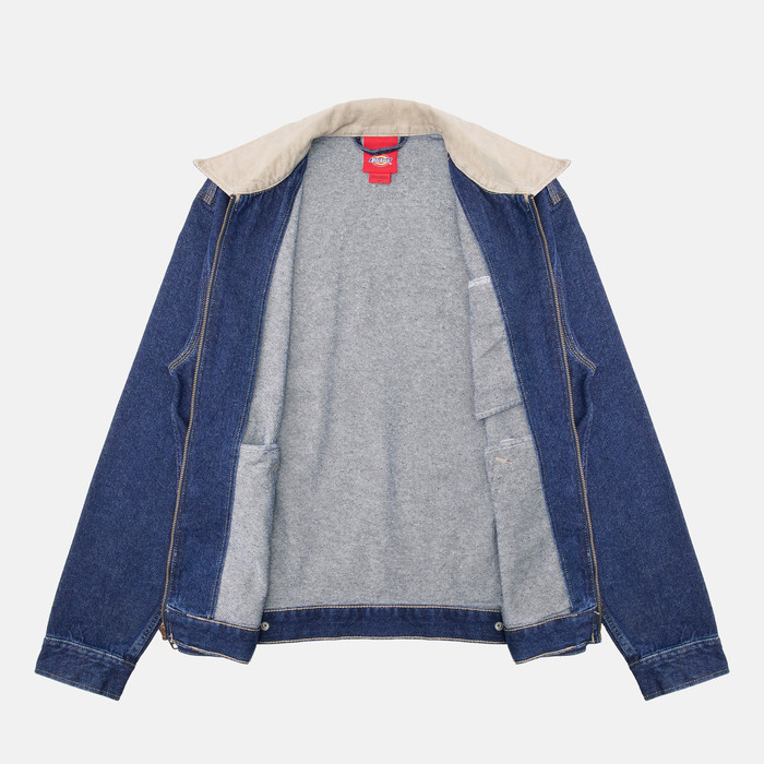 Куртка Dickies Denim Painter Jacket Dark Indigo артикул:DK0A88EG0DD1 - купить в магазине Дайс