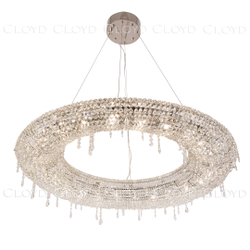 Люстра Cloyd HAYAO C24 / Ø100 см - хром (арт.10395)
