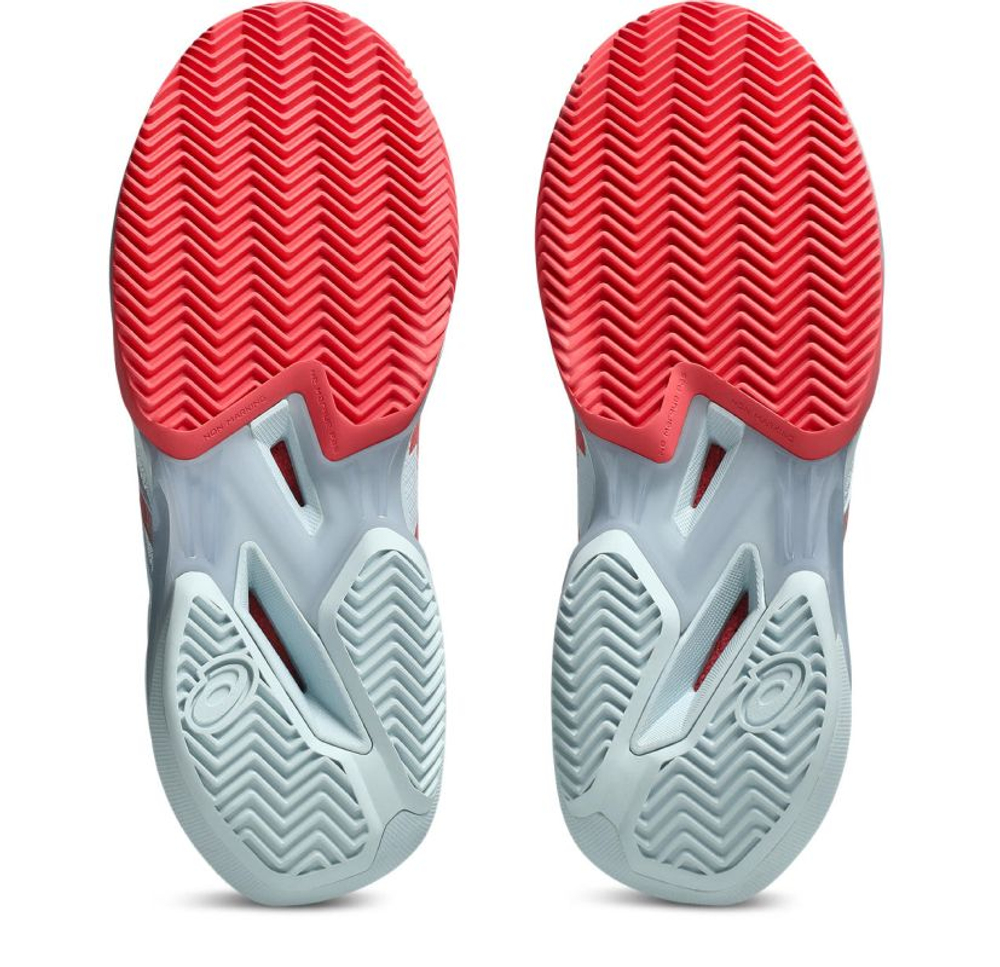 Женские теннисные кроссовки Asics Solution Speed FF 4 Clay - sky/sienna