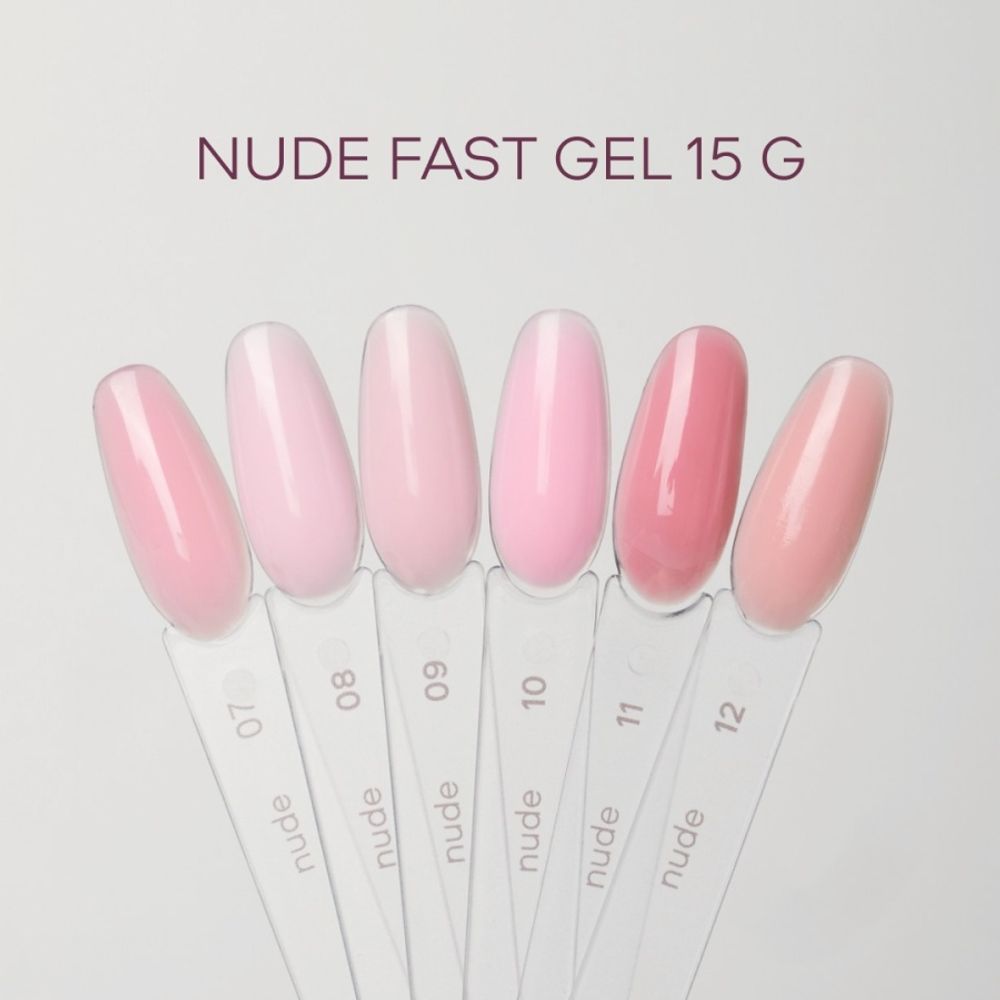 Луи Филипп Nude Fast Gel 08 - Гель для наращивания розовый, 15гр