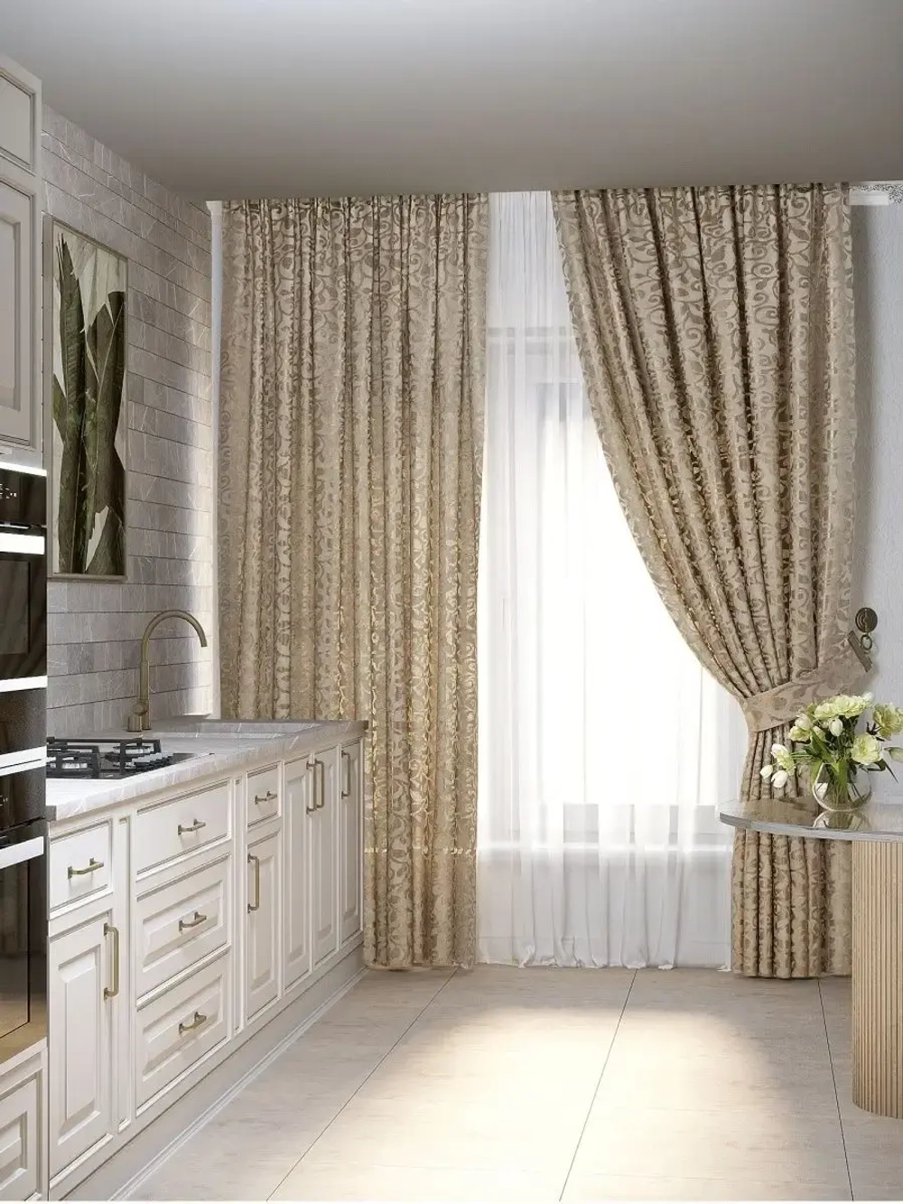 Комплект штор Барселона MSD712-3 1,40м*2,70м