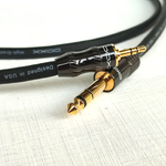 DAXX X66 Аудио кабель-переходник Jack3.5mm-Jack6.3mm из бескислородной меди 2x0.5mm2 D=6mm