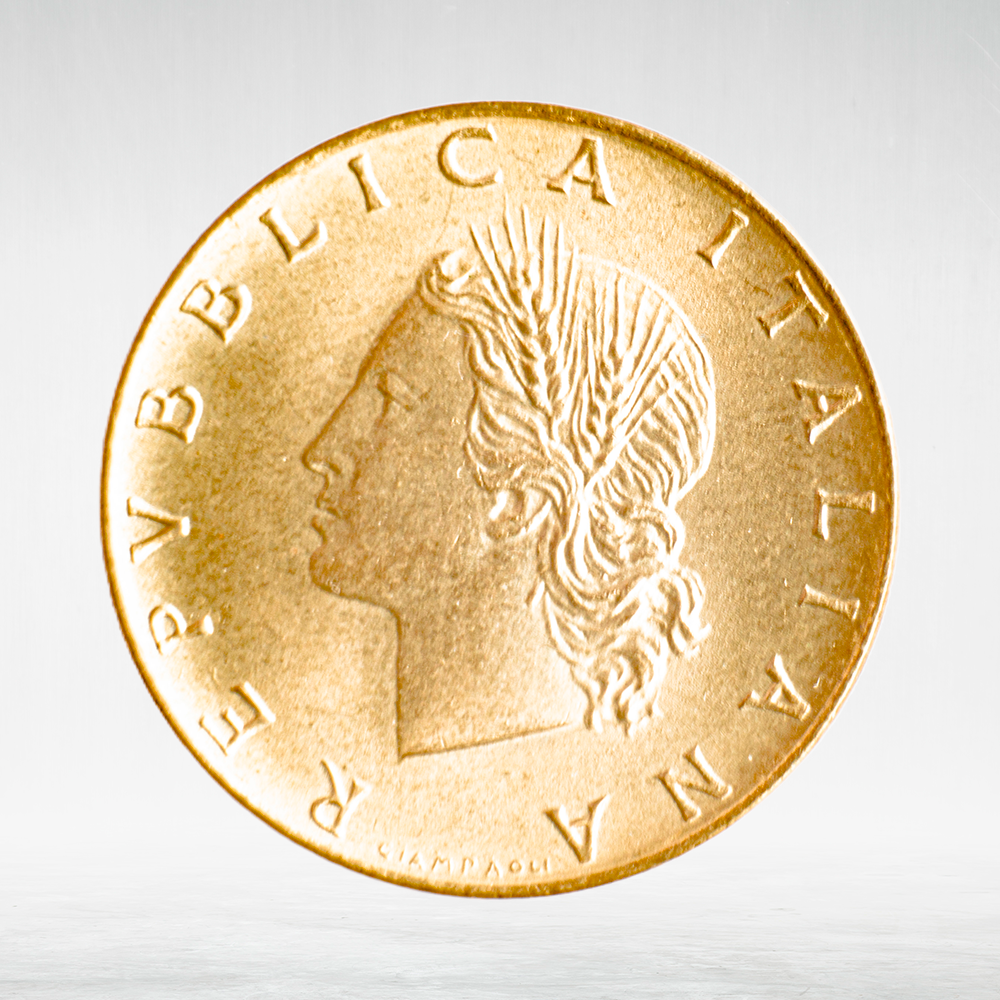 Italy 20 Lire 1979 R "Oak Branch", AU