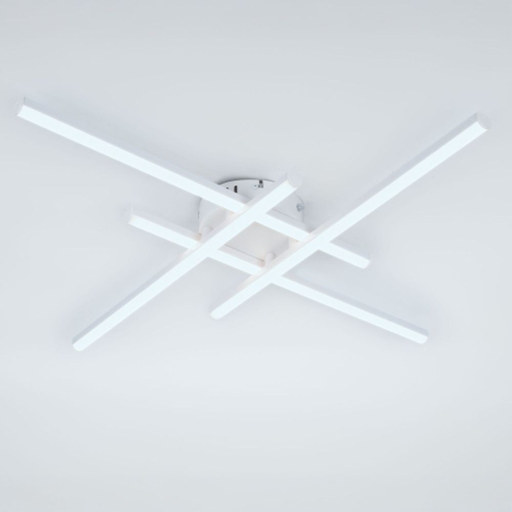 Светильник потолочный светодиодный ЭРА Модерн с ДУ Nora CLL-1-62-RC WH | Светильники SPB-6 с ДУ