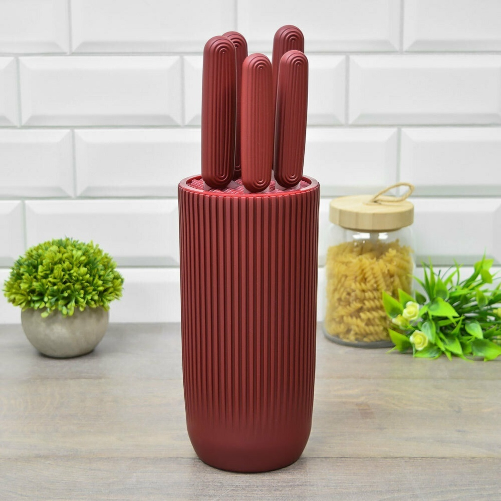 Набор ножей 6 предметов "Satoshi Райден" на подставке