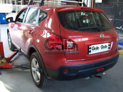 Фаркоп оцинкованный Galia N054C для Nissan Qashqai 2007-2014, Qashqai 2 2014-(паспорт и сертификат в комплекте)(без электрики)
