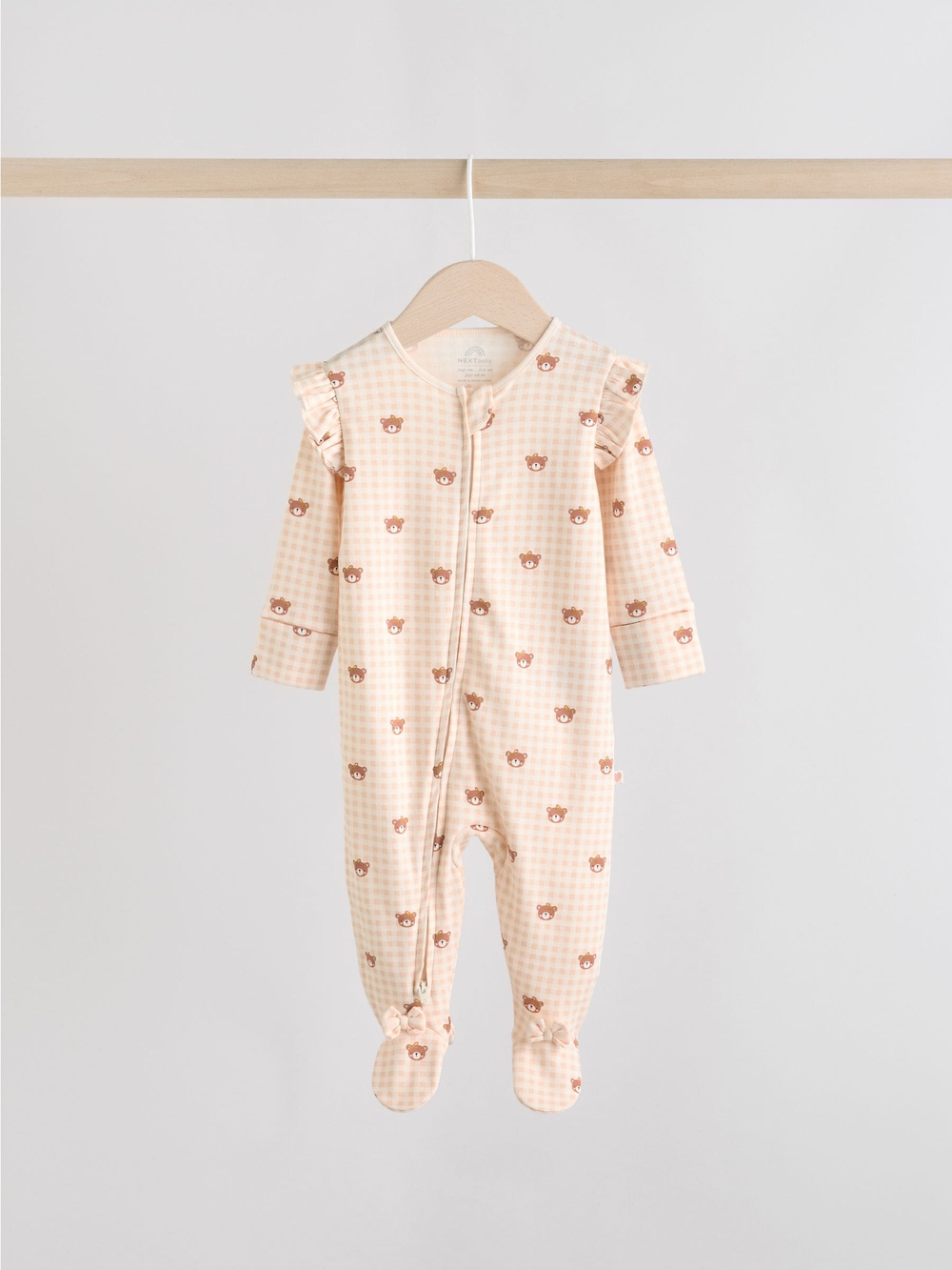 Комбинезон / Cлип для малышей Next F34-050, 3 шт., Бежевый