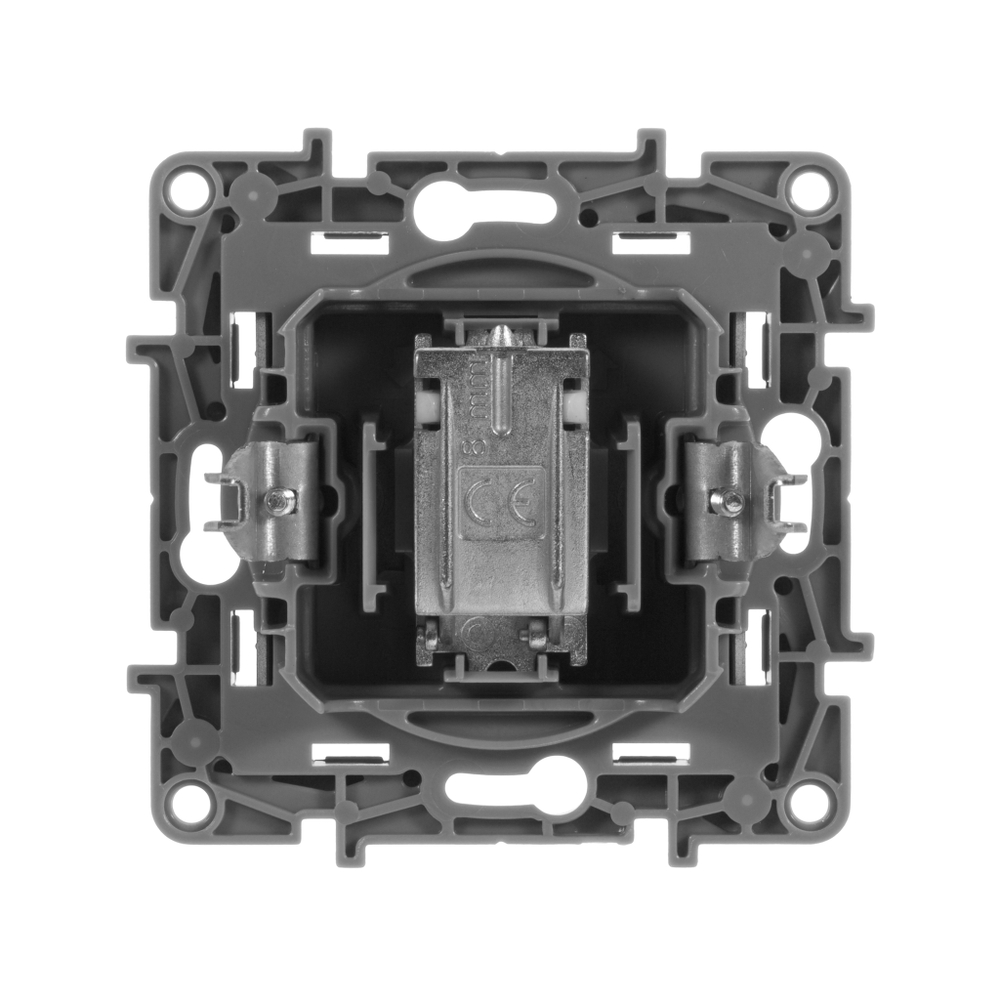 Розетка TV (телевизионная) "звезда" - антрацит ETIKA Legrand