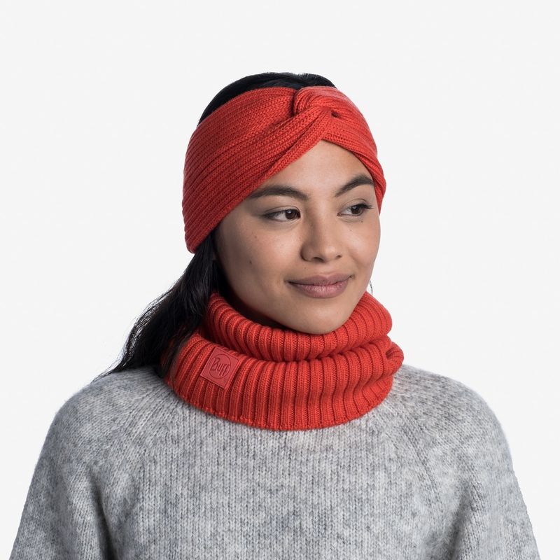 Вязаная повязка на голову Buff Headband Knitted Norval Fire Фото 3