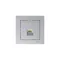 Розетка компьютерная 1-м AtlasDesign RJ45 кат.5E механизм алюм. SE ATN000383