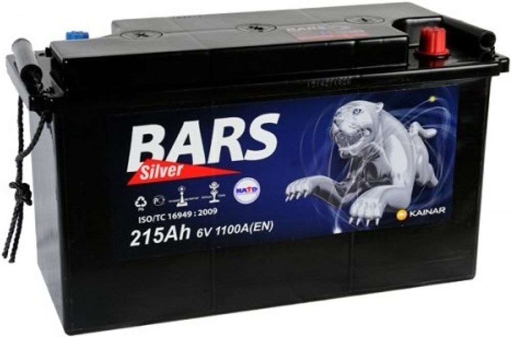 BARS SILVER 3СТ- 215 аккумулятор