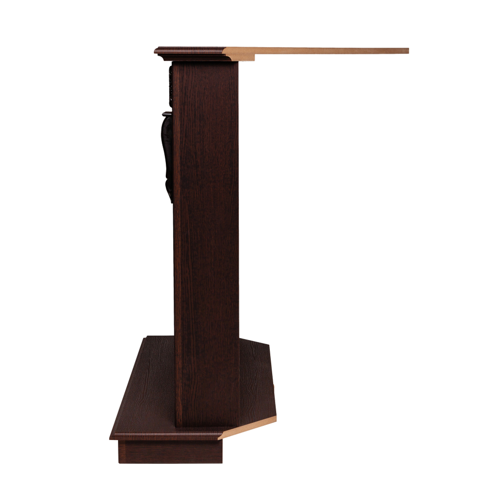 Каминокомплект Real Flame Dominica Corner DN с очагом Fobos Lux Brass (угловой)