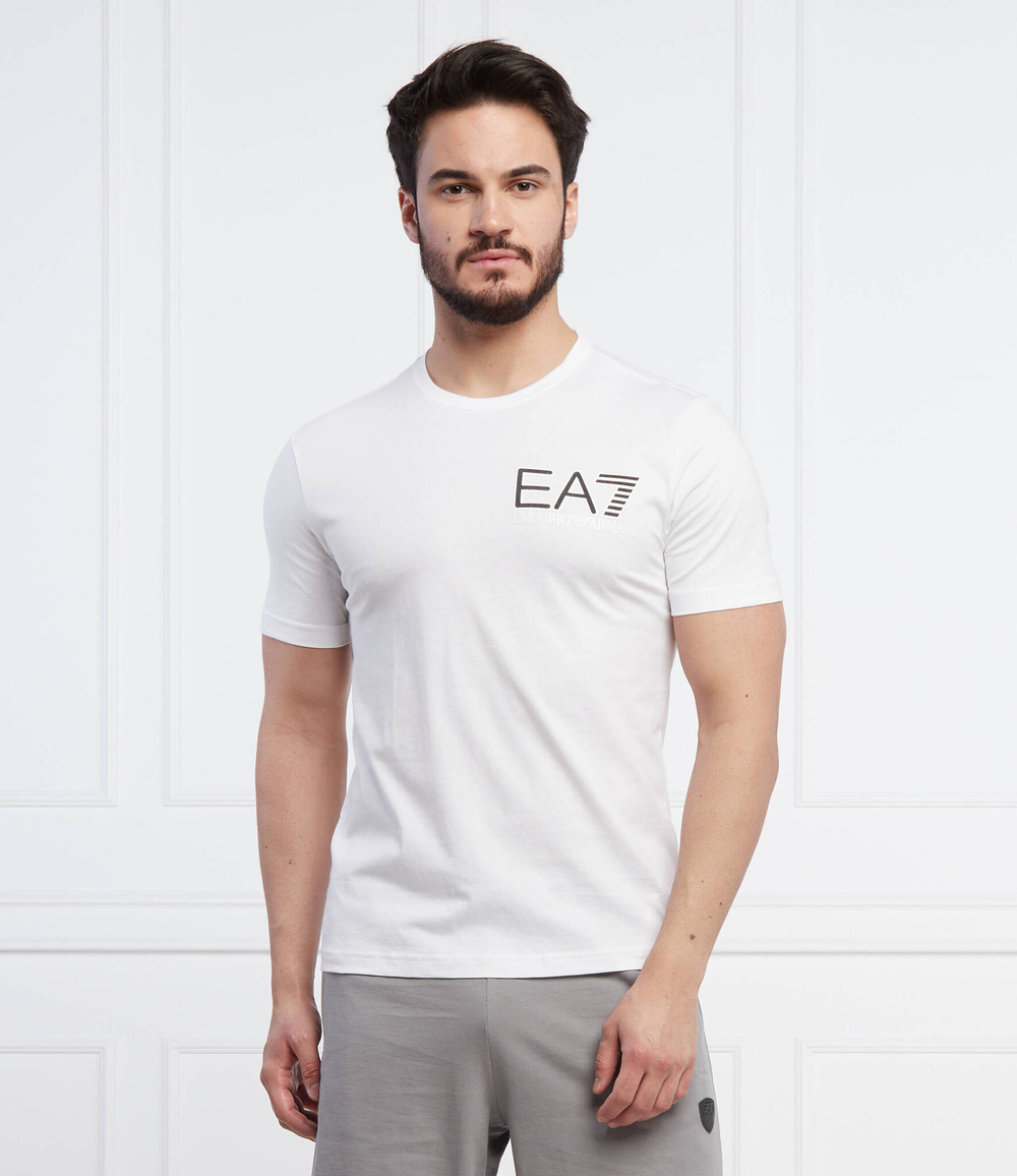 футболка EA7 - белый(3LPT28 PJ02Z)