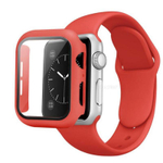 Чехол Apple Watch 42мм силикон red
