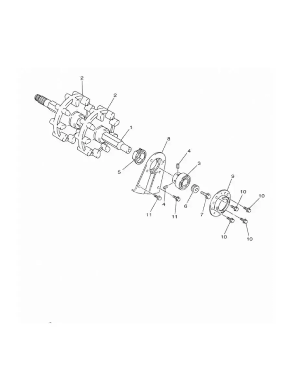 Ролик трака ведущий 8CM475311000