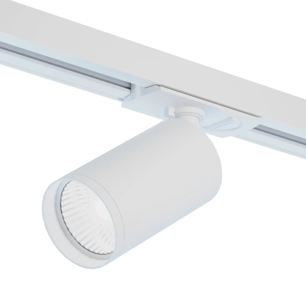 Однофазный трековый светильник Vaes GUN GU10, белый