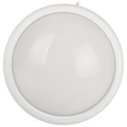 Светильник ЖКХ светодиодный ЭРА SPB-1-12 (W) P54 12Вт 960Лм 4000К D180 КРУГ IK08 антивандальный | Светильники ЖКХ IP54