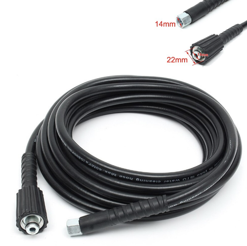 602 6-1 (M14 - 22) /  Шланг для мойки высокого давления 8 метров M14x1.5 - M22x1.5