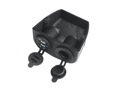 Розетка комбинированная с USB 3,1А в корпусе