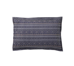 Постельное белье 2 спальное евро Blanc des Vosges Allegro Bleu Corinthe