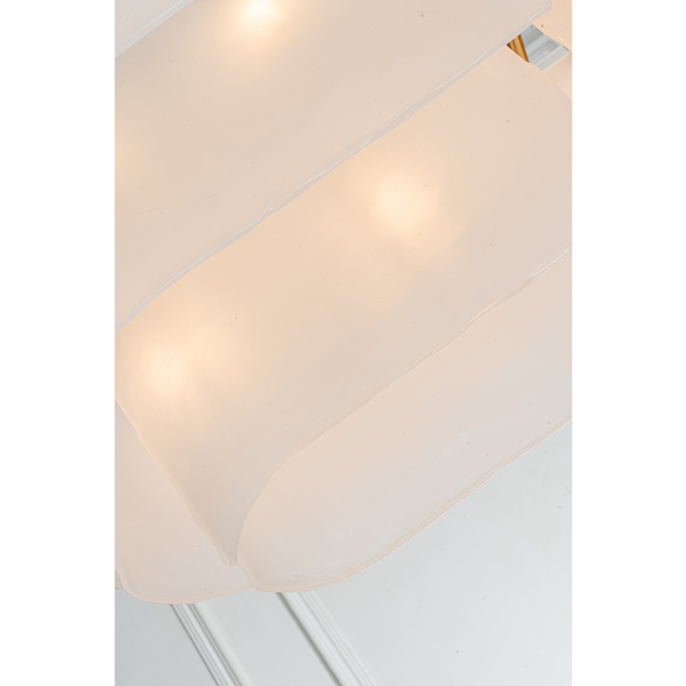 Люстра подвесная Belfast Erskine 22352 / 1000 / 12 GL MT Золотой / Матовое Стекло