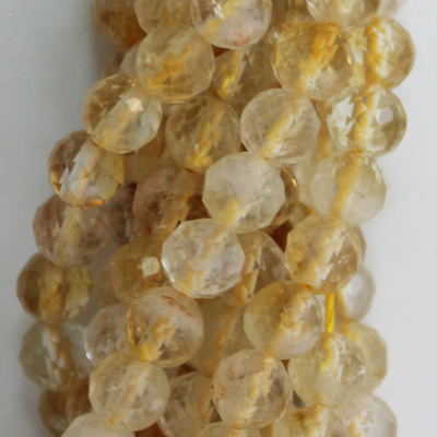 Цитрин ювелирная огранка бусины 2мм 3мм 4.5мм