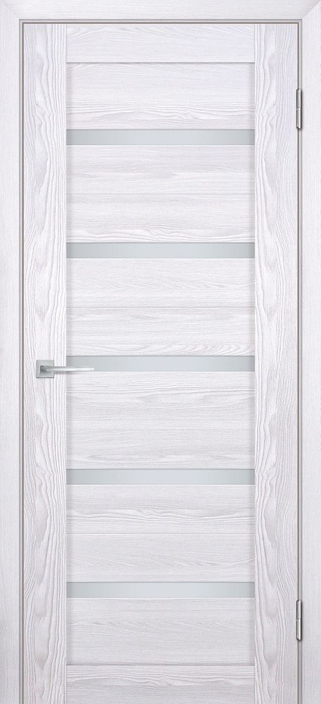 Дверь Лайт-07 nanotex / Цвет Клен айс / белый сатинат / Двери STABILE PORTE