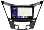 Магнитола для Hyundai Sonata 2010-2013 (YF) - Carmedia OL-9716 QLed+2K, Android 12, TS10,  CarPlay, 4G SIM-слот