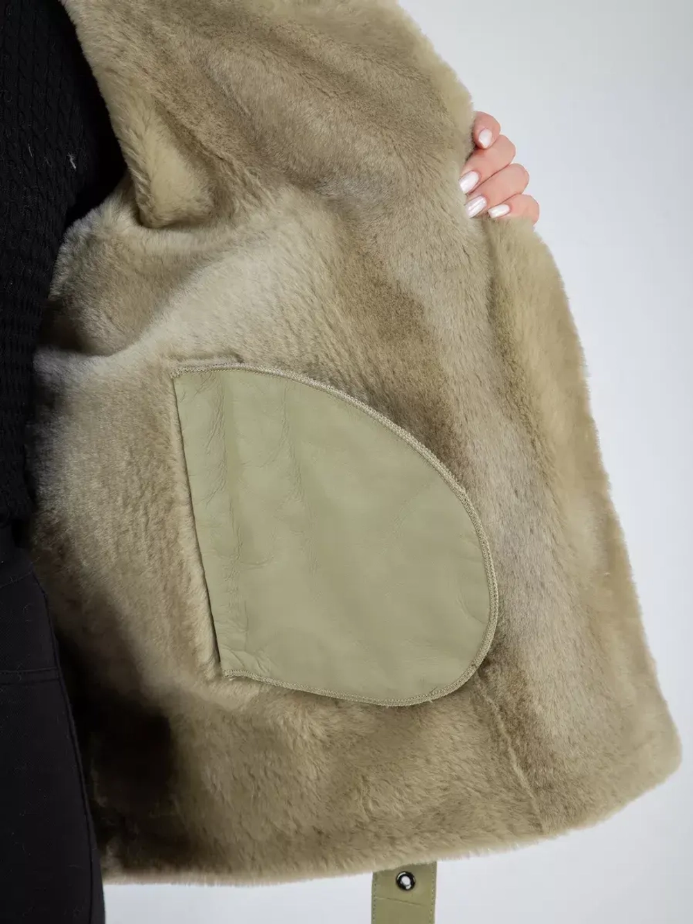 Дубленка авиатор натуральная зимняя