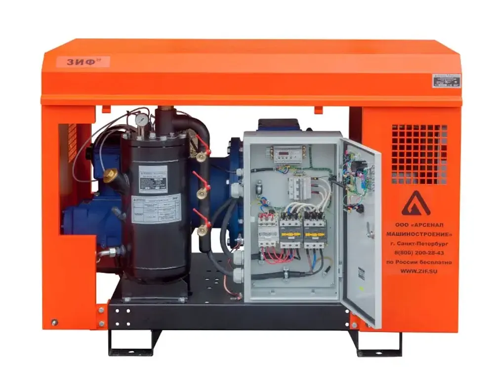 Винтовой компрессор ЗИФ-СВЭ-7,2/1,0 в кожухе уличный -40°... +40°С